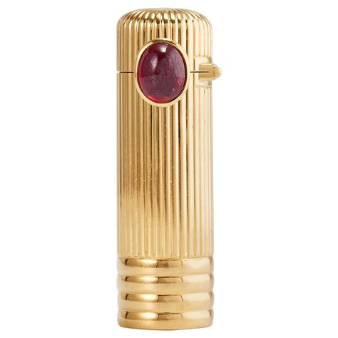 lipstick in gold case